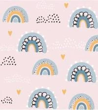 Papel de parede infantil com arcos para meninas 2835-7076