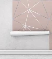 Papel de parede Zara teia Silver 2840-7083