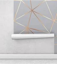 Papel de parede Zara gold silver 2841-7087