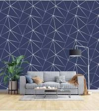 Papel de parede Zara blue silver 2848-7108