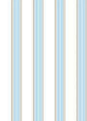 Papel de parede listrado branco e azul claro