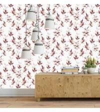 Papel de parede com ramos metalizados 2851-7117