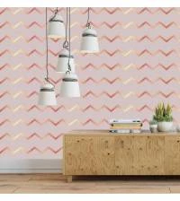 Papel de parede rose gold chevron 2852-7119