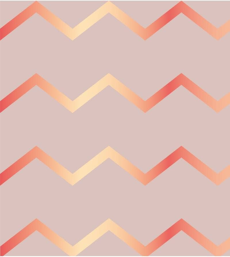 Papel de parede rose gold chevron
