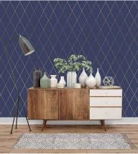 Papel de parede Lux azul royal 2857-7131