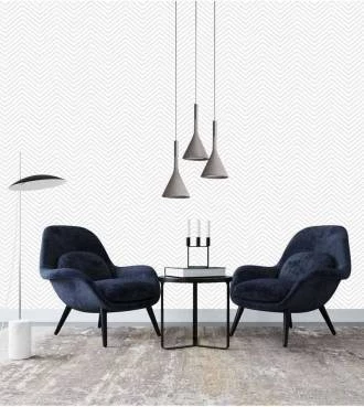 Papel de parede chevron suave