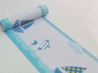 Faixa decorativa infantil barquinho