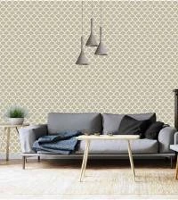 Papel de parede sereia cinza 2871-7165