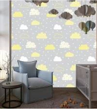 Papel de parede chuva nuvenzinhas de amor 2877-7181