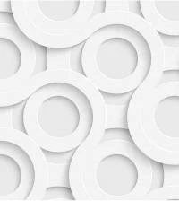 Papel de parede circulos em 3D 2889-7201
