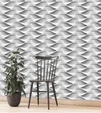 Papel de parede que simula ondas 3D 2891-7205
