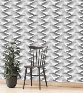 Papel de parede que simula ondas 3D