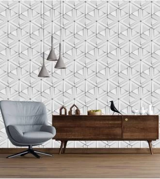 Papel de parede estilo relevo