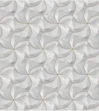 Papel de parede ilusão flores 3D 2894-7221