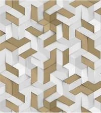 Papel de parede ilusão labirinto 3D 2902-7223