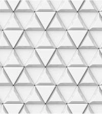 Papel de parede capitonê triangulo 3D 2905-7228