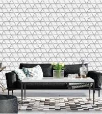 Papel de parede capitonê triangulo 3D 2905-7229