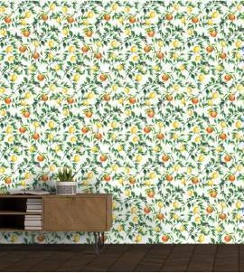 Papel de parede campestre limão siciliano