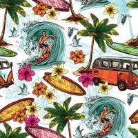 Papel de parede surfista retro 2929-7269