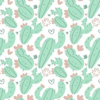 Papel de parede cactus de fundo claro