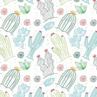 Papel de parede cactus abstrato