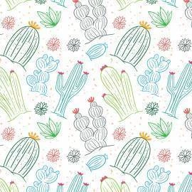 Papel de parede cactus abstrato