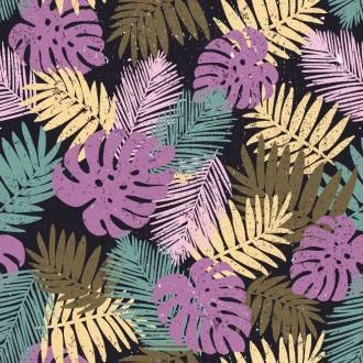 Papel de parede folhas de cores variadas
