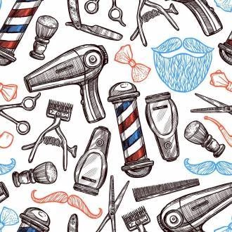 Papel de parede barbearia