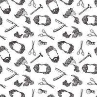 Papel de parede barber shop