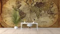 Papel de parede mapa antigo 2703-7388