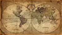 Papel de parede mapa antigo 2703-7389