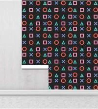 Papel de parede gamer com fundo escuro 3027-7406