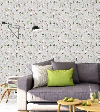 Papel de parede Floral suave