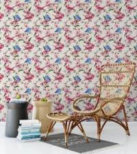 Papel de parede Floral com pardais 3045-7444