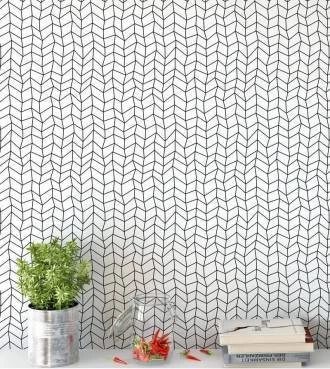 Papel de parede teias minimalistas