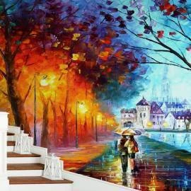 Papel de parede amor à beira do lago