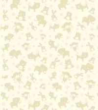Papel de parede adesivo infantil animais bebês 3092-7522
