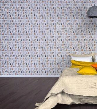 Papel de parede de gatinhos zóiudos