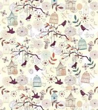 Papel de parede adesivo Litlle birds 3098-7532