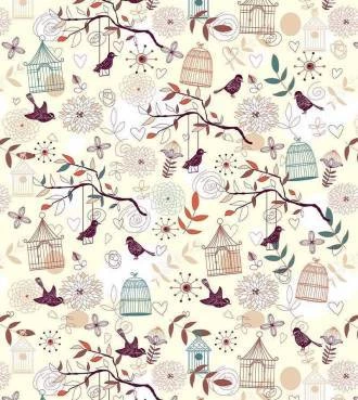 Papel de parede adesivo Litlle birds