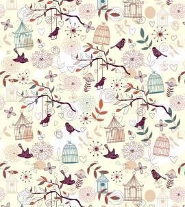 Papel de parede adesivo Litlle birds
