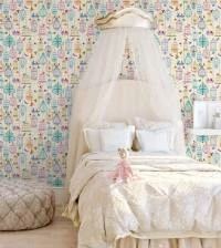 Papel de parede adesivo Gardem and birds 3101-7539