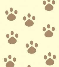 Papel de parede adesivo Pets com pegadas 3105-7547