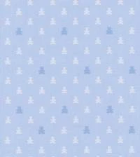 Papel de parede adesivo com ursinhos azuis 3107-7550