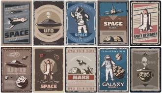 Papel de Parede adesivo Space