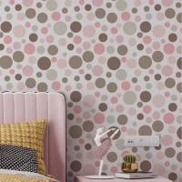 Papel de parede poá em tons pasteis 3141-7611