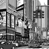 Papel de Parede New York Taxi 1884-7613