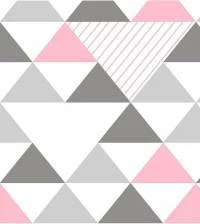 Papel de parede adesivo geométrico triangulos 3142-7620