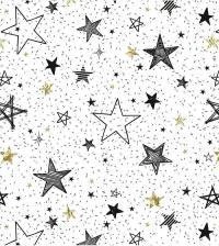 Papel de parede adesivo Estrelas riscadas 3146-7631