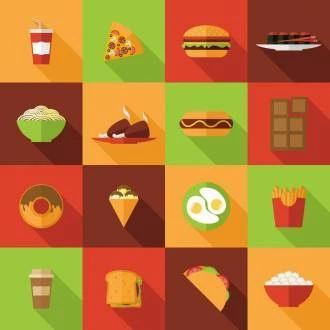 Papel de parede com lanches e foods
